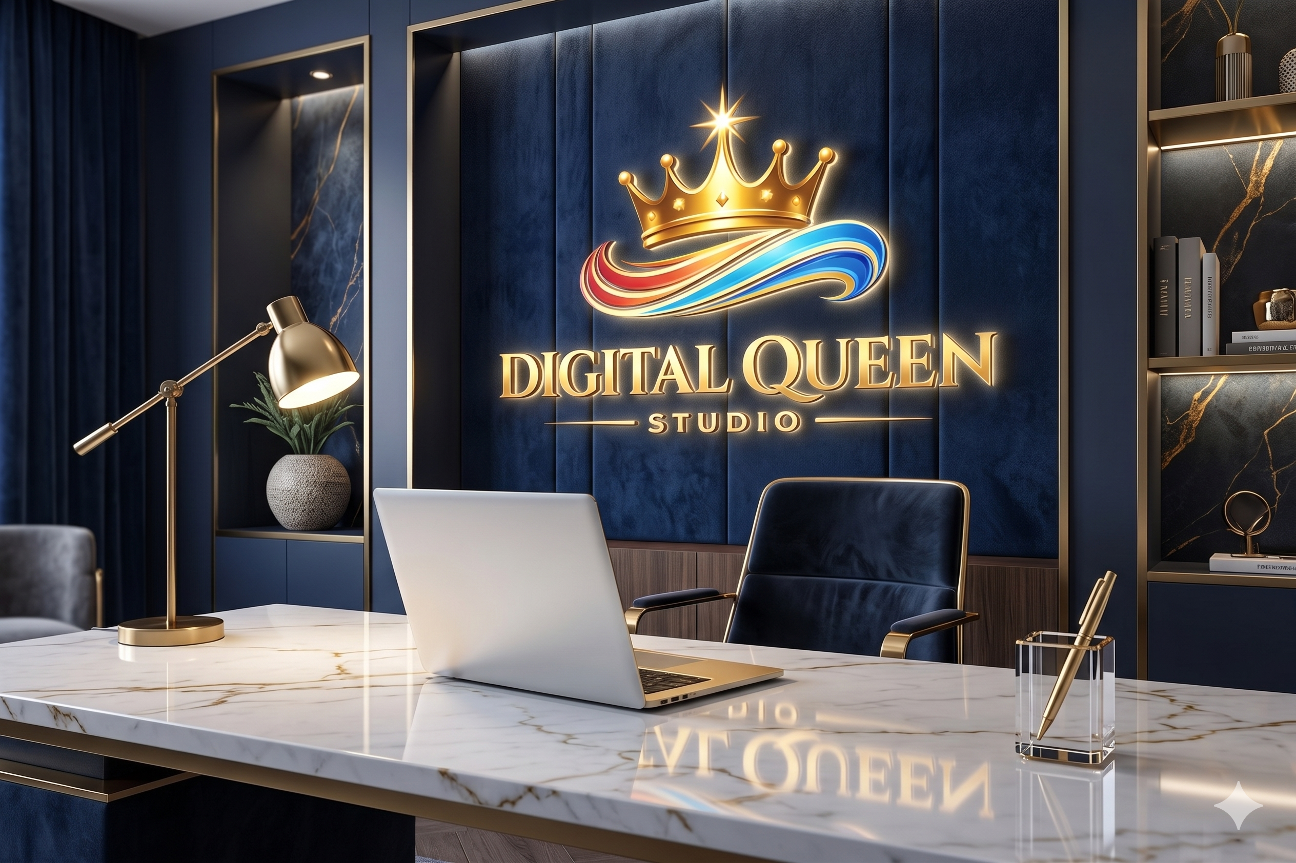 Bureau Luxe Digital Queen Studio